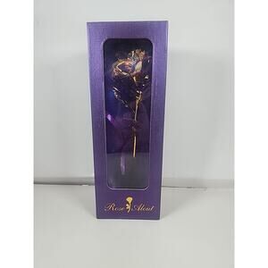 Rainbow Iridescent 24k Golden Plated Artificial Rose